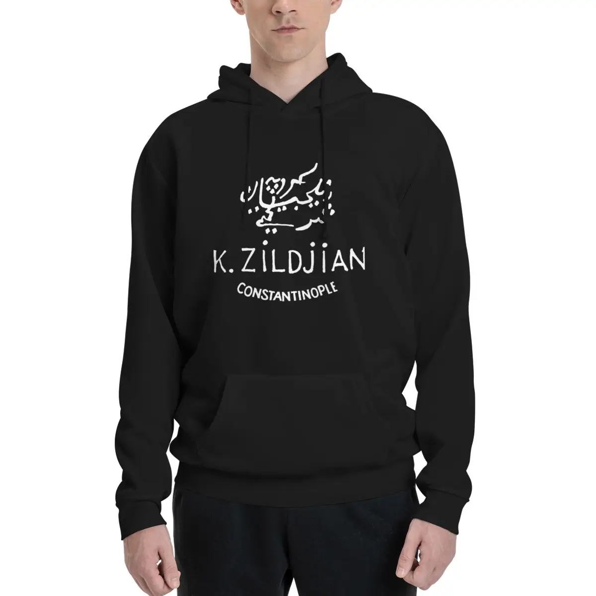 

K. Zildjian Constantinople Classic Couples Plus Velvet Hooded Sweater Activity competition Kawaii Hooded rope Hoodie Novelty