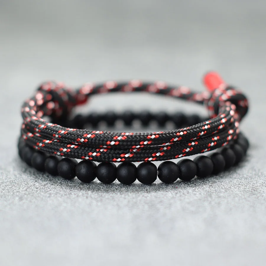 J.Endéar Cross Nautical Bracelet For Surfer Sea Enthusiasts Handmade Paracord With 925 Silver Cross Spirit Bracelet Men Women Surfer Bracelet Summer Sea Beach Gift B09v4j1rlp