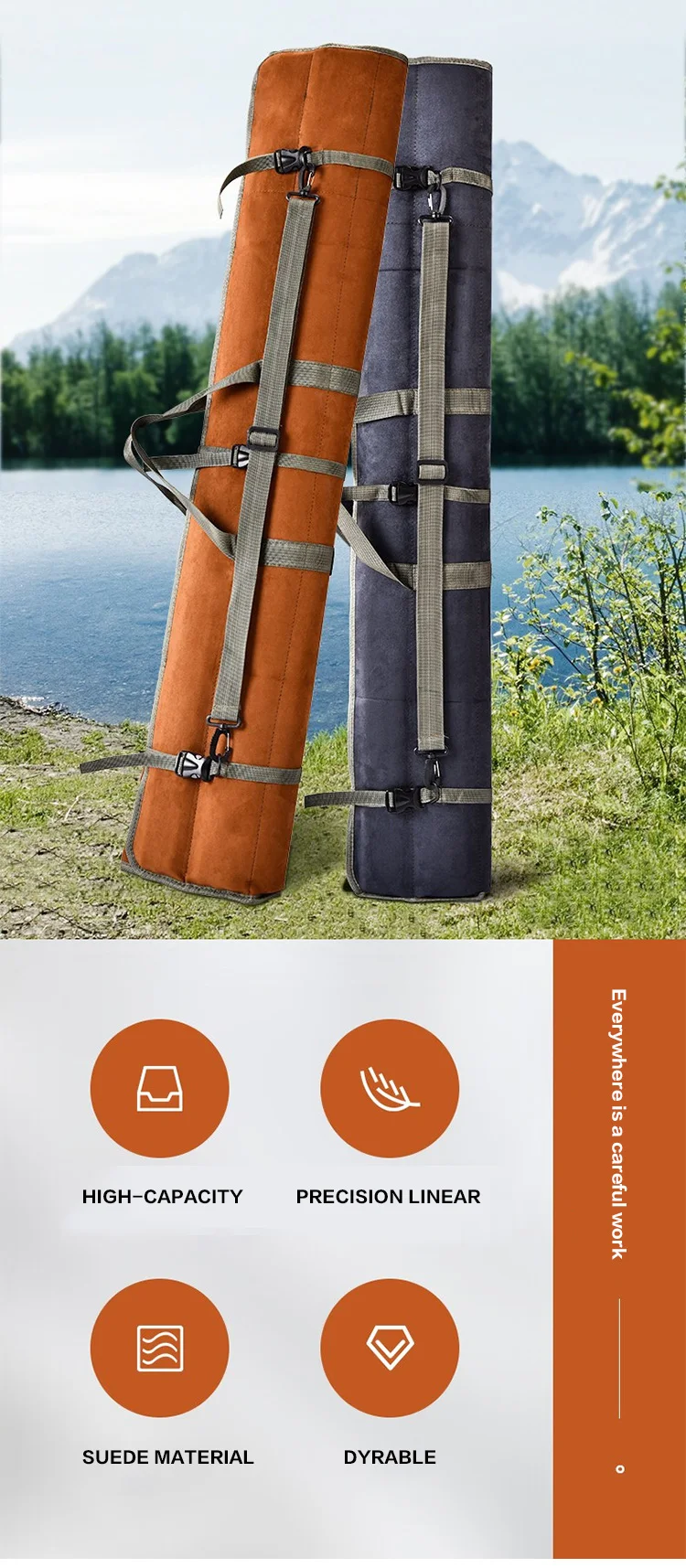 Waterproof Fishing Bags 120cm 130cm 150cm Fish Rod Reel Bag Fishing Tackle Storage Box Accessories Tools bolsa de pesca X515G