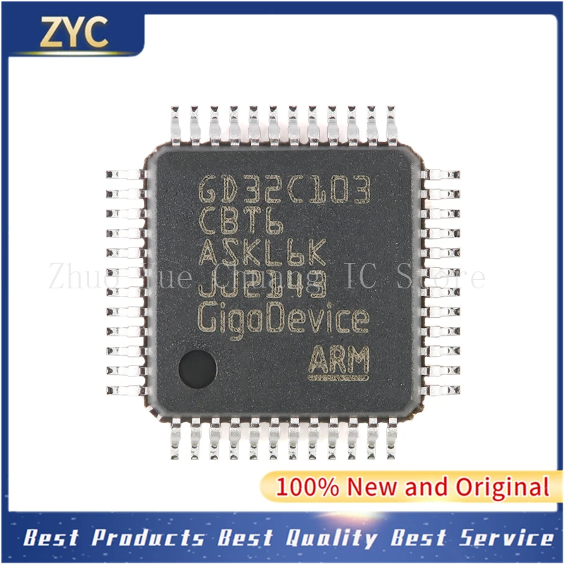 

10PCS/Lot GD32C103RBT6 GD32C103 RBT6 32C103RBT6 QFP64 100% New Original MCU IC Chip