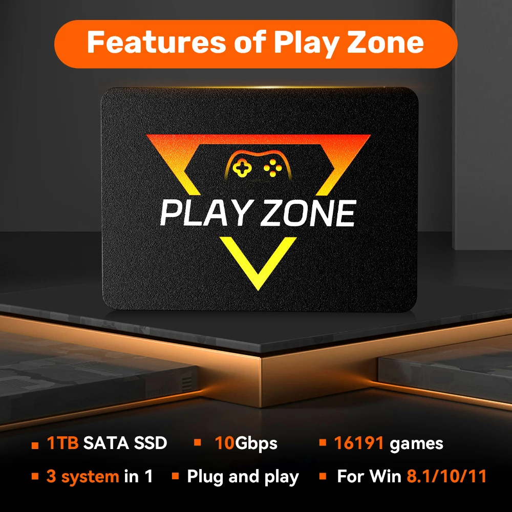 PlayStation3 - ✨SSD✨ Playzone 1TB Gaming SSD With 16191 Games 3 System In 1 Game