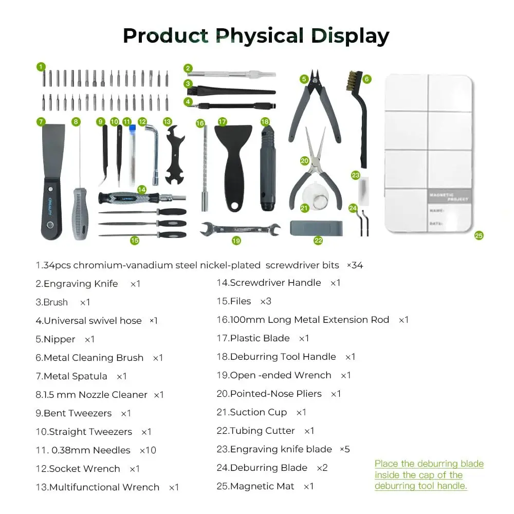 Creality 74Pcs 3D Printer Tool Kit 3