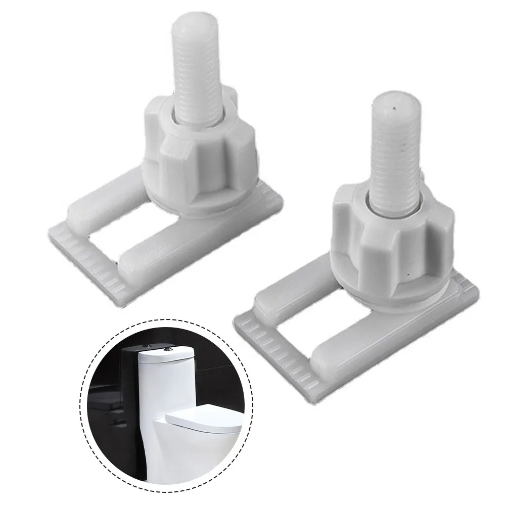 

Hinge Screw Toilet Hinge Screws And Bottom Bolt Fixing Plastic Rectangle Toilet Lid Hinge Screw Top White Fixtures