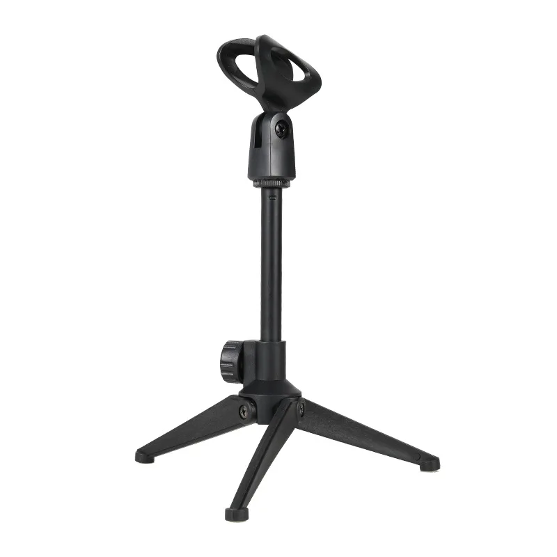 Microphone Stand Desktop Tripod Mini Portable Table Stand Adjustable