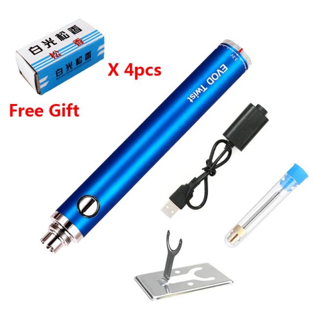 BLEU - Mini fer à souder Portable 5V 8W, chargement sans fil, avec USB,  outils de soudage, livraison directe