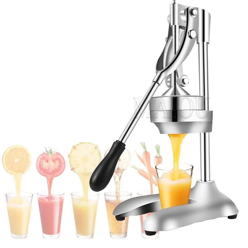 

Соковыжималка промышленная или бытовая из нержавеющей стали с функцией отжим сока из цитрусовых, лимонов, апельсинов, гранатов, фруктов