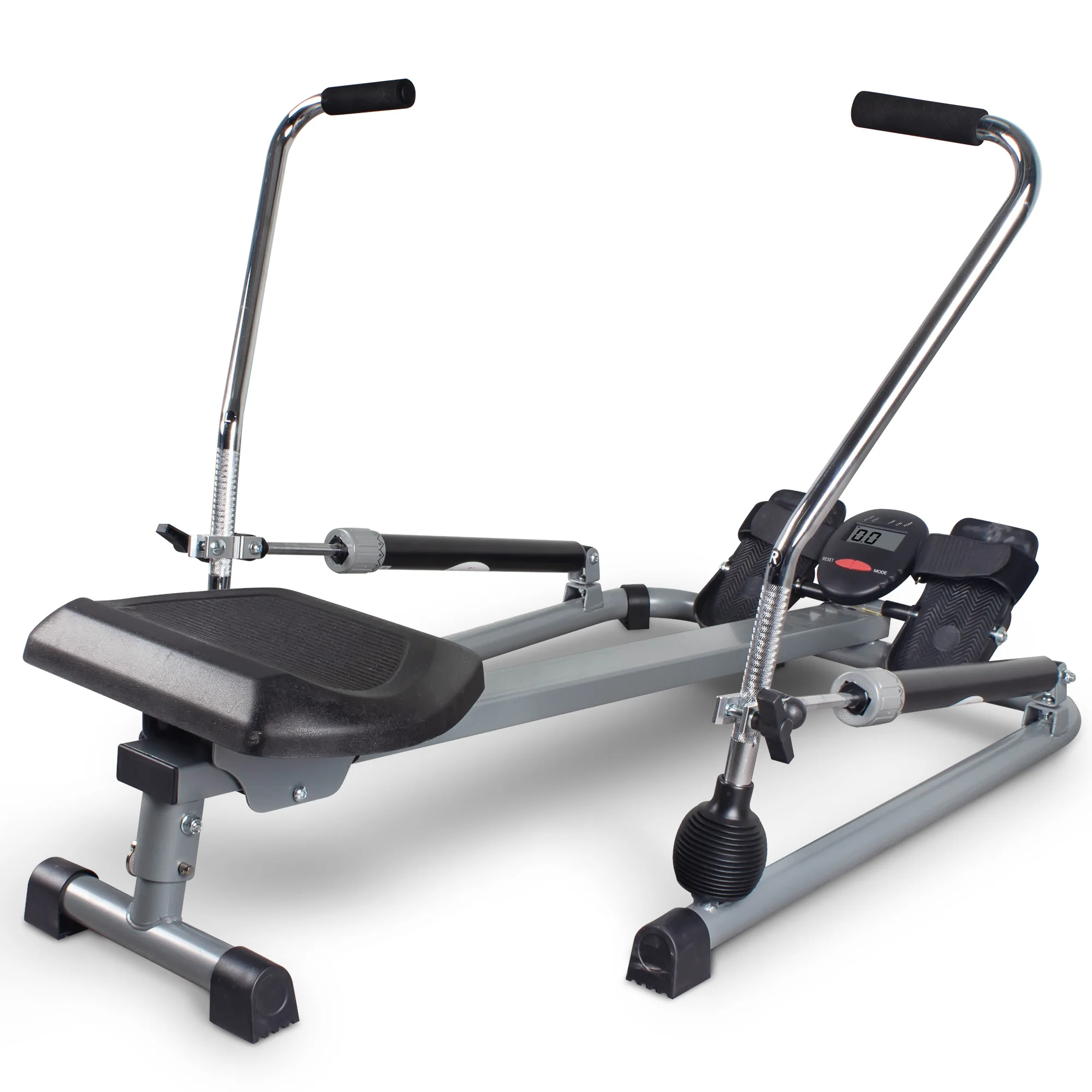 Leikefitness Rowing Machine Foldable for Home Use Hydraulic Rowing Machine with LCD Monitor for Full Body Exercise Cardio Workou 1