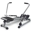 Leikefitness Rowing Machine Foldable for Home Use Hydraulic Rowing Machine with LCD Monitor for Full Body Exercise Cardio Workou 1