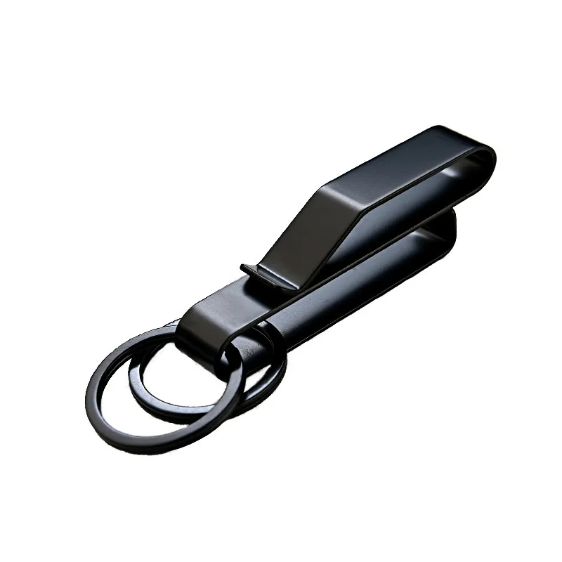 Multi-purpose belt buckle lightweight and durable stainless steel tactical key ring - suitable for both men and women 1PC 5
