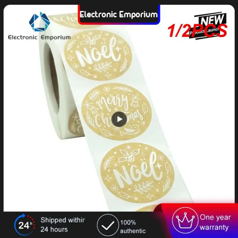 

1/2 шт. 50-Рождественская наклейка с надписью "Fawn" "с надписью" Merry Christmas ", 1 дюйм