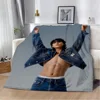 Printed Blanket Singer J-Jungkooks Picnic Blankets Warm Blanket Soft and Comfortable Blanket Home Travel Birthday Gift 2