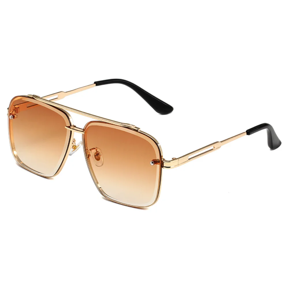 New Fashion Classic Square Sunglasses Cool Men Vintage Brand Design Metal Sun Glasses Women Shades UV400 Oculos De Sol