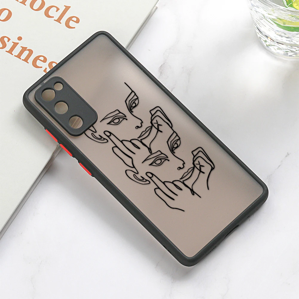 thumbnail image 1 of Funda a prueba de golpes para Samsung, carcasa mate para Samsung A54 5G A53 A52 A34 A33 A32 A55 A35 A13 A05 S24 Ultra S23 FE S22Plus S21 FE S20, 1 of 5