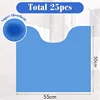 25 Pcs Disposable Toilet Commode Mat Deodorizing Toilet Mats Potty Training Floor Mat Non Slip U Shaped Contour 6
