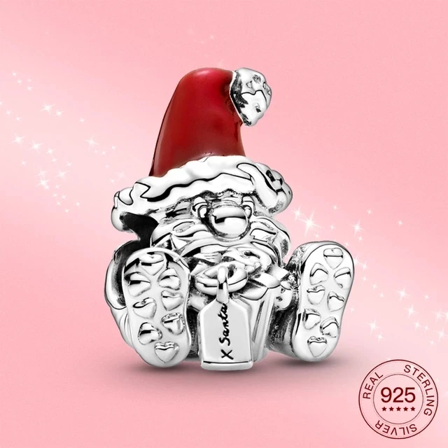 Sterling Silver Charms Beads Christmas Series Colorful Santa Snowman For Pandar Original Bracelet Pendant Jewelry DIY Gift charm jewelry sterling silver jewelry beads charms sterling silver beads silver charm bead charm bead beads jewelry sterling silver beads charm loose gemstone jewelry loose beads
