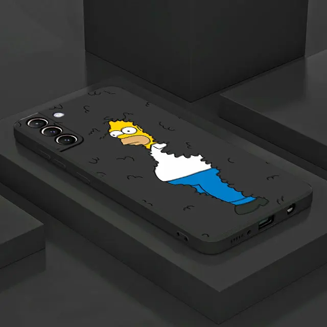 thumbnail image 1 of Homer Jay The Simpsons Cool case for Samsung Galaxy s23 ultra S20 S9 S24 Plus note 10 20 S10e S22 s8 s21 FE phone Cover Fundas, 1 of 5
