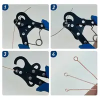 Pince à fil de réparation, pince à rouler, fabrication de bijoux artisanaux, pince à nez rond, pince de réparation de bijoux de précision professionnelle, bricolage 2