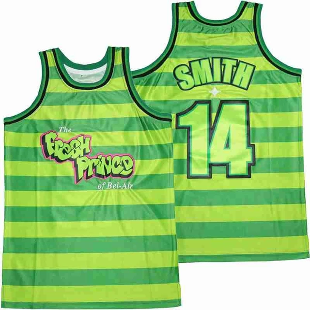 Bg Basketball Jersey Smith 90 Fresh Prince Jerseys Embroidery