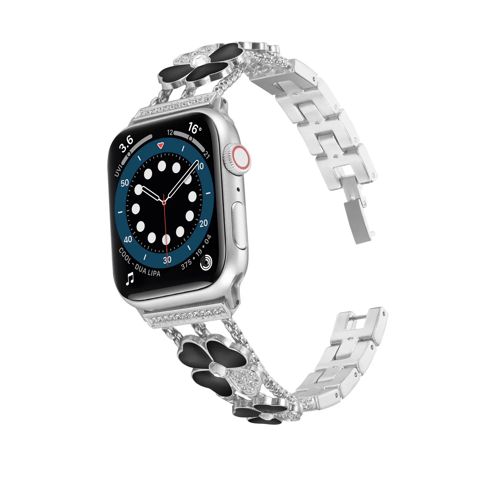 Metal Diamond Strap for Apple Watch Ultra 9 8 7 45mm 41mm Women Bracelet Wristbanf for Iwatch 6 5 4 SE 44mm 40mm 42mm 38mm Band