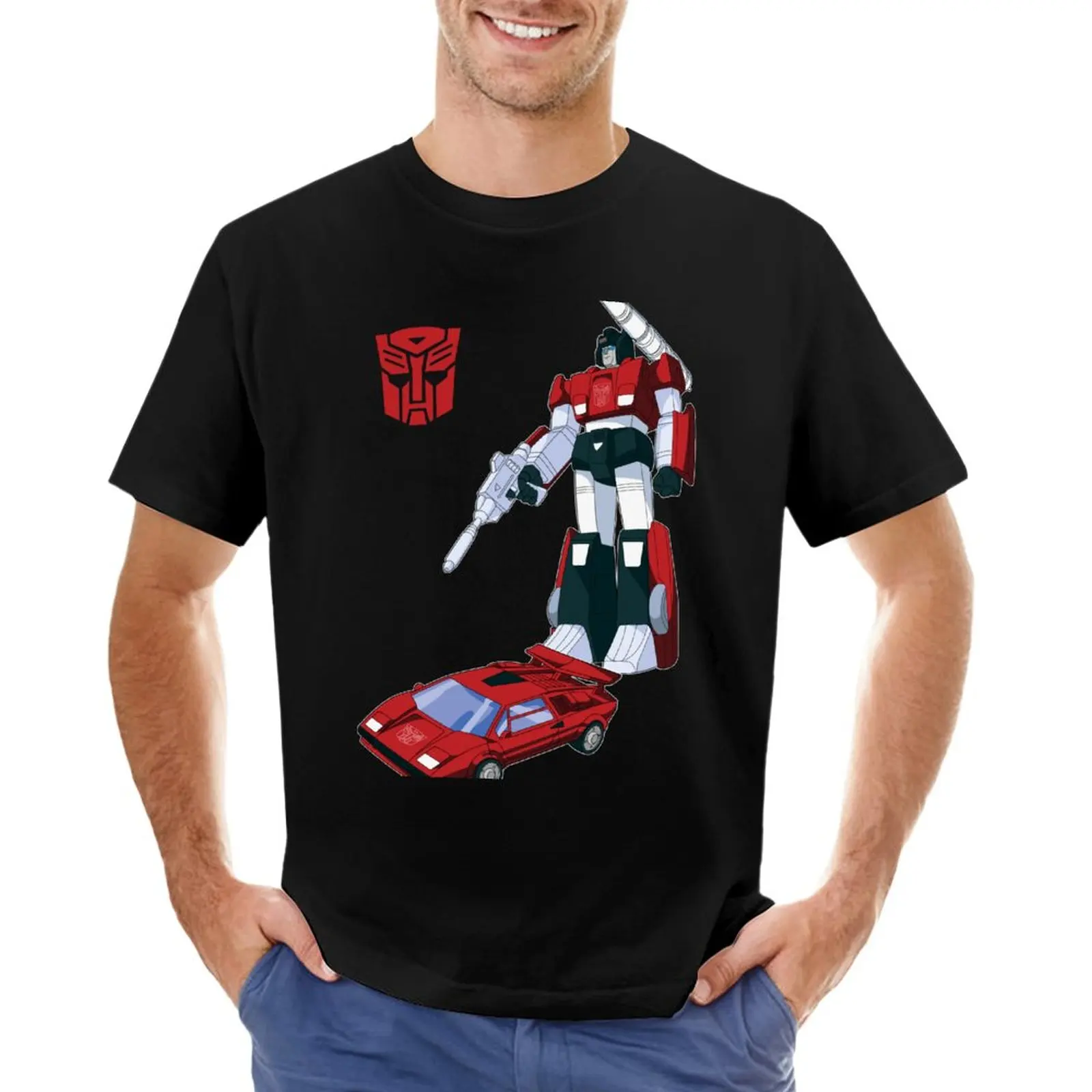 

Sideswipe (dark coloured T-shirts) T-Shirt quick drying t-shirt mens graphic t-shirts anime