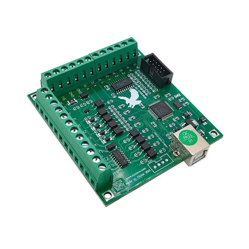 Mach3 CNC Controller 4 Axis Breakout Board Mach3 Interface Motion Card Engraving Cutting Machine Parts