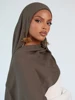 106994-9f1c83.jpg Mini Hijab Modal avec sous-bonnet – Ensemble Basique Extensible, Foulard Fin et Respirant, Protection Solaire, Voile 165*50cm