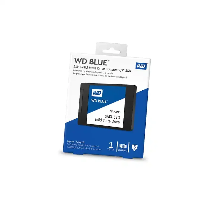 

Internal SSD W D Blue 3D NAND 2TB SATA III 6Gb/s 2.5" Solid State Drive WDS200T2B0A