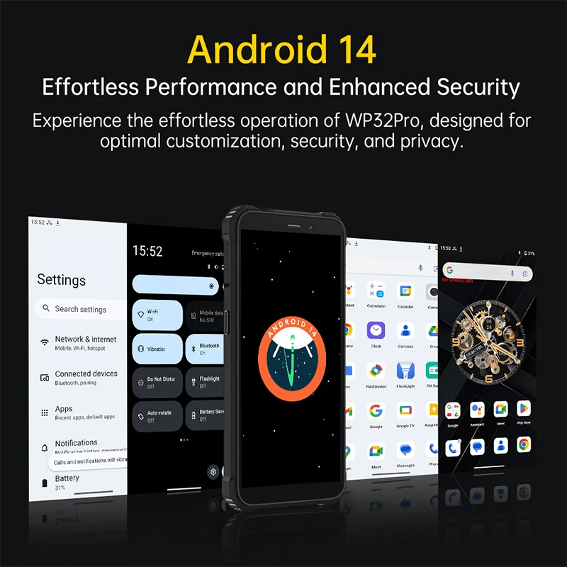 Oukitel WP32 pro Rugged Phone Global Version 6" HD 6300mAh Battery Octa Core Mobile phone 20MP Camera Android 14 Cellphone 6