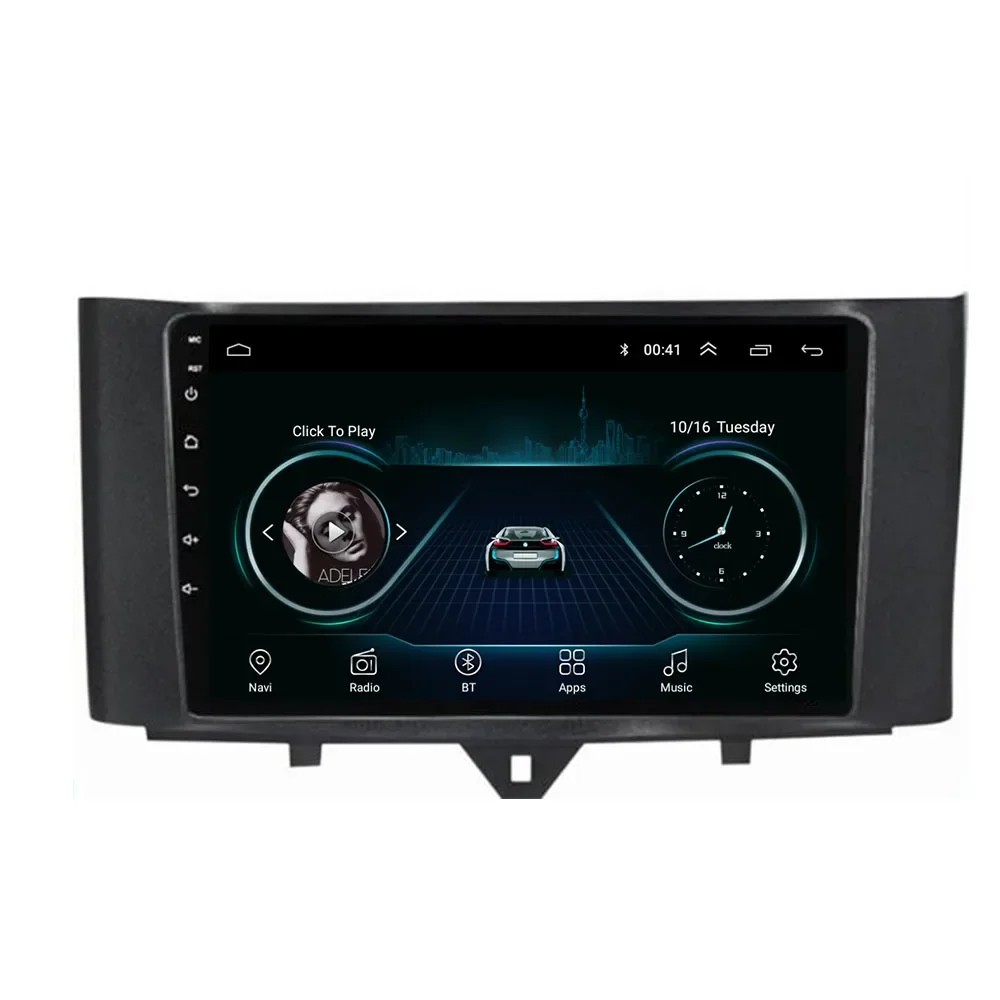 

Автомагнитола на Android 12 для Mercedes Benz Smart fortwo 2011-2015, мультимедийный видеоплеер с GPS-навигацией, 2 din, 4 Гб + 64 ГБ, без dvd, 2DIN