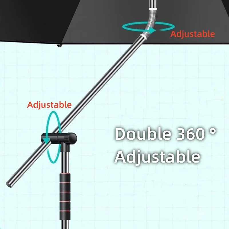 New Fishing Umbrella Upgraded Outdoor Large Sun Parasol Stainless Steel Rod Beach Umbrella Camping Parasol Sunshade Awning