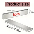 60x10x3mm-8pcs