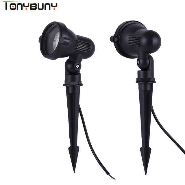 Állítható Külső Gyeplámpa 5W Led Kerti Reflektorfény Gu10 Holder Gyeplámpák Kültéri Alumínium - Image 5