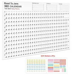 2026 Yearly Wall Calendar & Daily Planner (2026 365 Calendar)