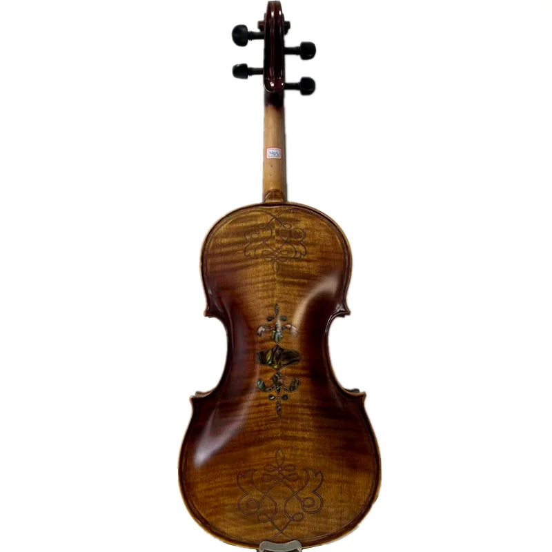 Strad style Song Maestro 4/4 violin Inlay nice shell back ,mellow and elegant sound #14315