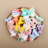 5/20/50pcs/Lot Silicone Beads Baby Cartoon Koala Bear Unicorn character Teething Beads DIY Pacifiers Chain Clip Baby Accessories 2