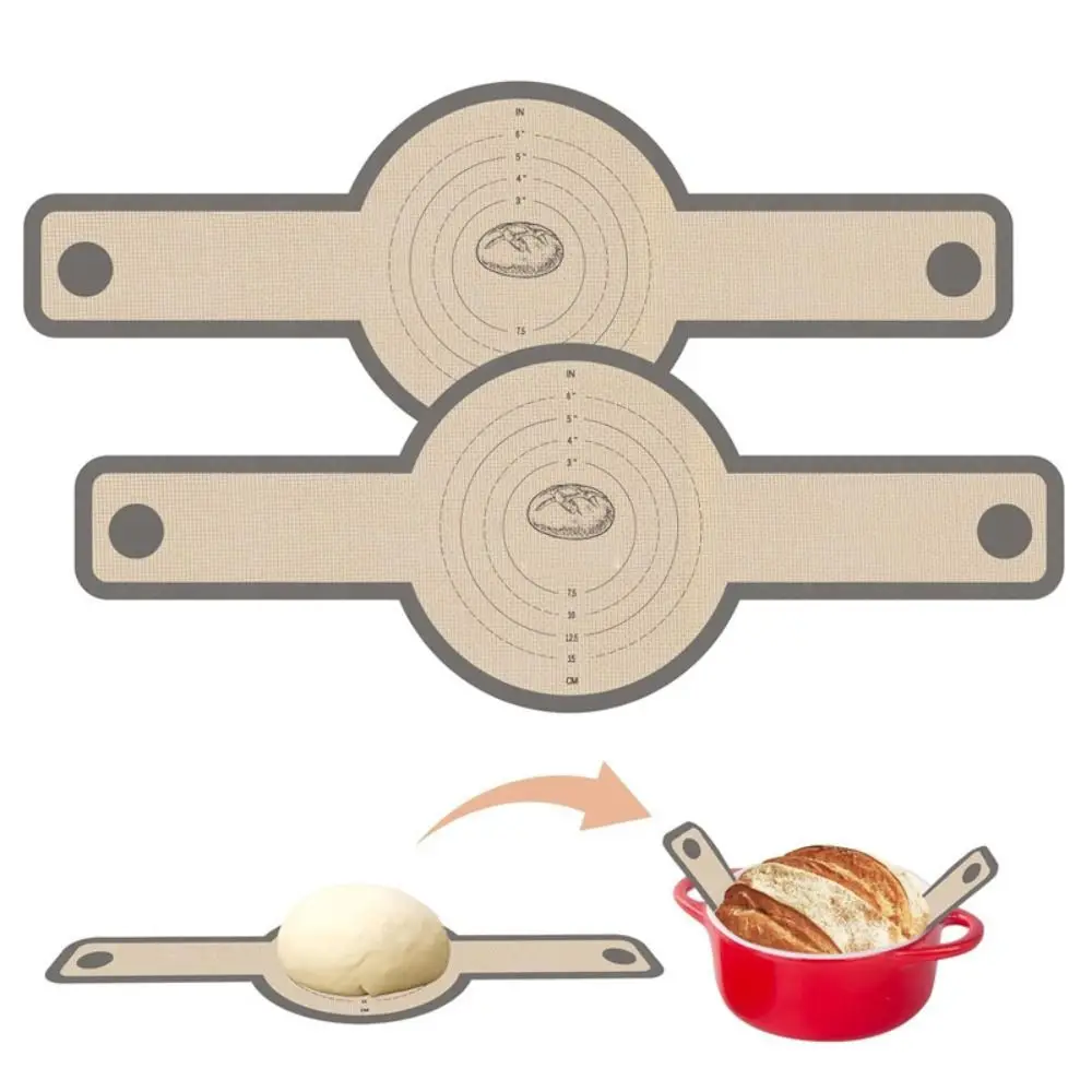 Silicone Bread Mat with Long Handle - Heat Resistant & Non-Stick