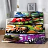 Cartoon Printed Blanket Blankets Warm Blanket Soft Teenage Mutant Ninja Turtles Comfortable Blanket Home Travel Birthday Gift 1