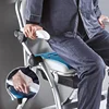 Foldable Shower Stool, Non-Slip Bath Seat, Indoor Mobile Toilet with Backrest, Portable Aid for Elderly, Resting Chair 5