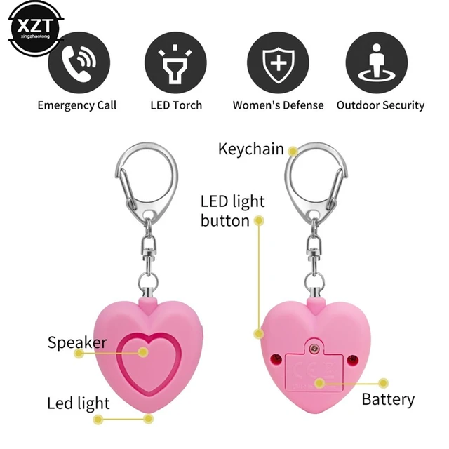 Multiple Styles Self Defense Alarm Keychain 130dB Anti-wolf Girl Child Women Security Protect Alert Scream Loud Emergency Alarm 5