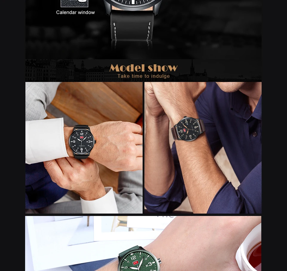 MINI FOCUS Quartz Watch for Men Waterproof_voghion.com