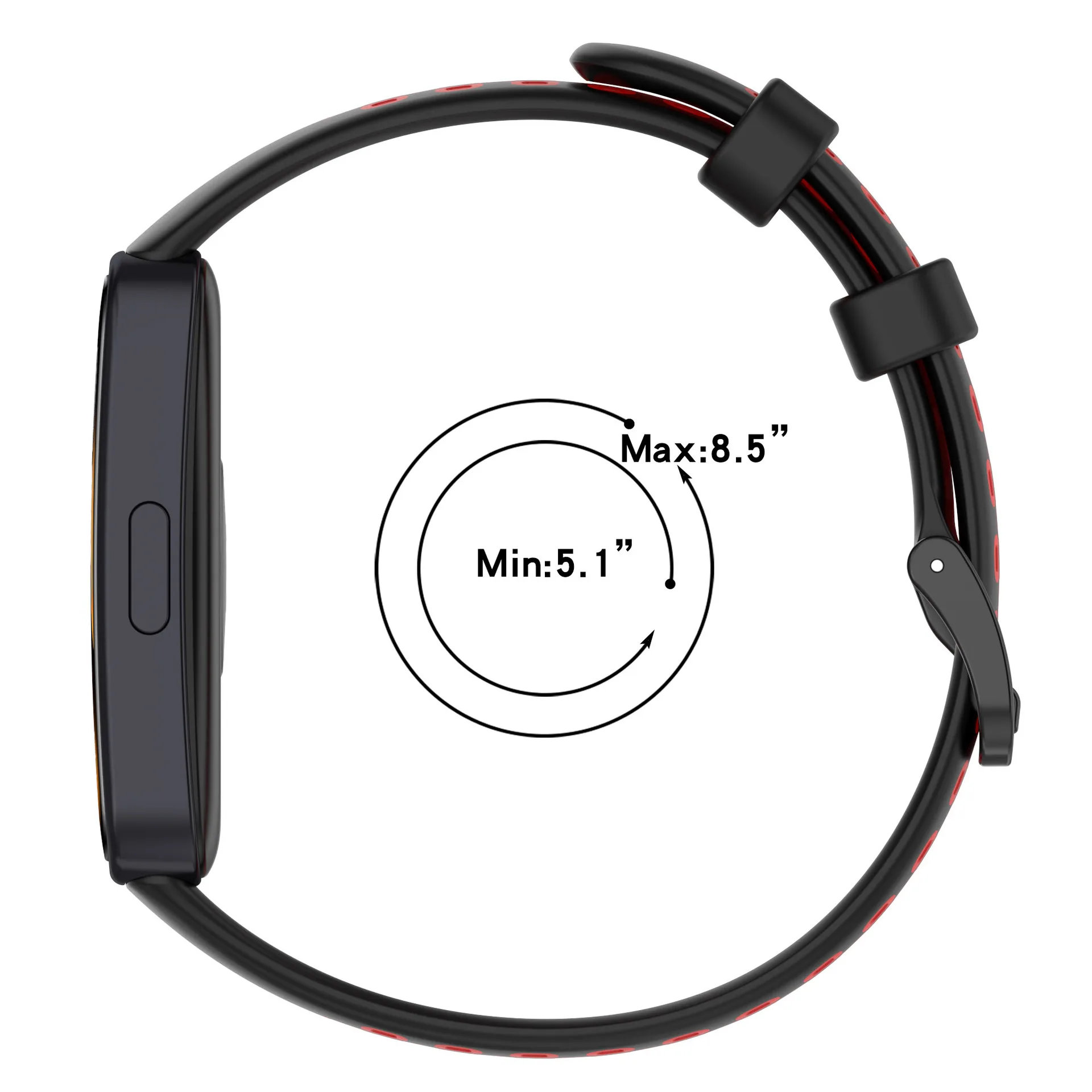 Silicone Smartwatch Replacement Strap - High-Quality Wristband Bracelet