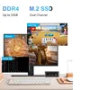 Morefine M9 Pro Intel i7 13620H i5 1340P N100 NUC Mini PC DDR4 NVME Dual HDMI2.0 4K@60Hz 4*USB3.2 Portable Mini Computer WiFi6 4