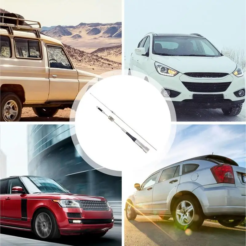 Antenna For Car Universal Antenna Toppers Anti-Bump Flexible Auto Antenna Accessories AM/FM Radio Signal For Car SUV Truck