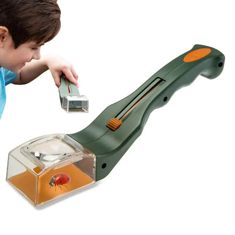 Portable Fly Catcher Insect Catcher Handheld Fly Grabber Spider Catcher Bug Insect Catching Tool Insects Trap Kids Nature Toys