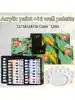 12/18/24/36 Color Acrylic paint+1 palette, 12ml/0.4oz, suitable for artists, hobbyists, fabric, canvas painting and decoration 1