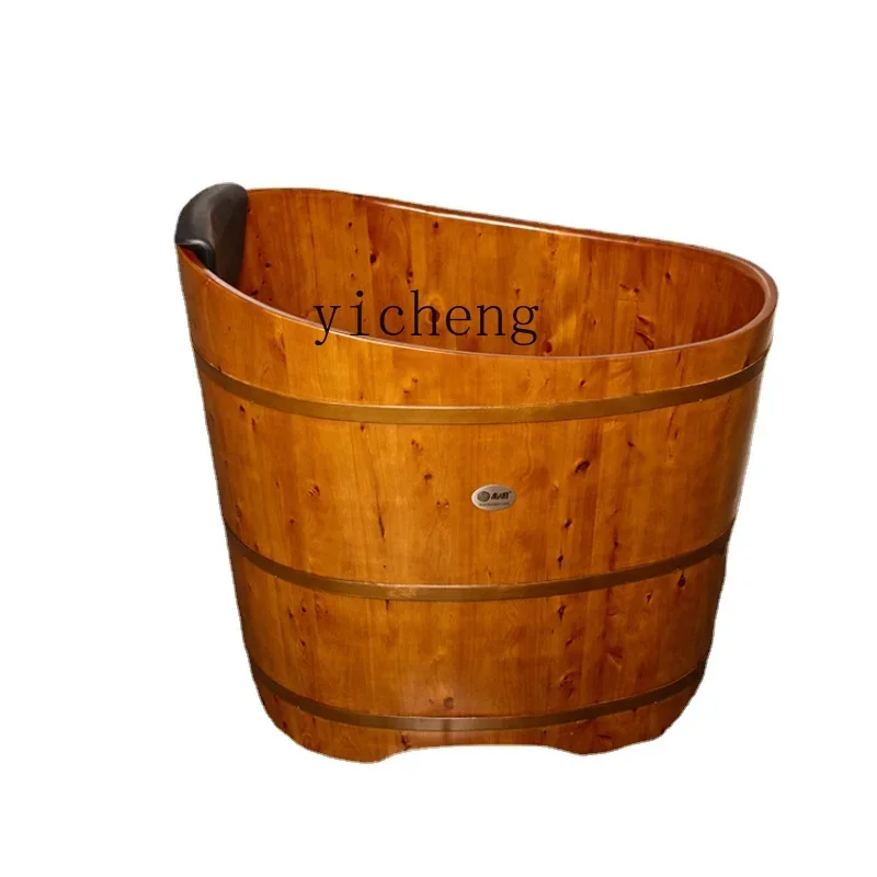 

Размер XL, деревянная ванна, ведро для ванны из цельной древесины, Стандартная Круглая Ванна в форме яйца