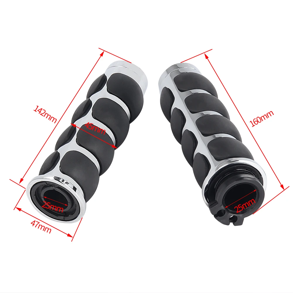 CNC Motorcycle Accessories Aluminum Motorcycle Grips With Bar Ends - 7/8\, image size:1000x1000