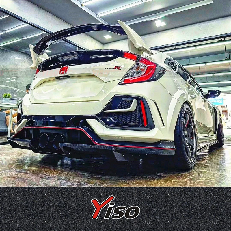 カーボンファイバークリアボディキット,ルーフ,リアウィング