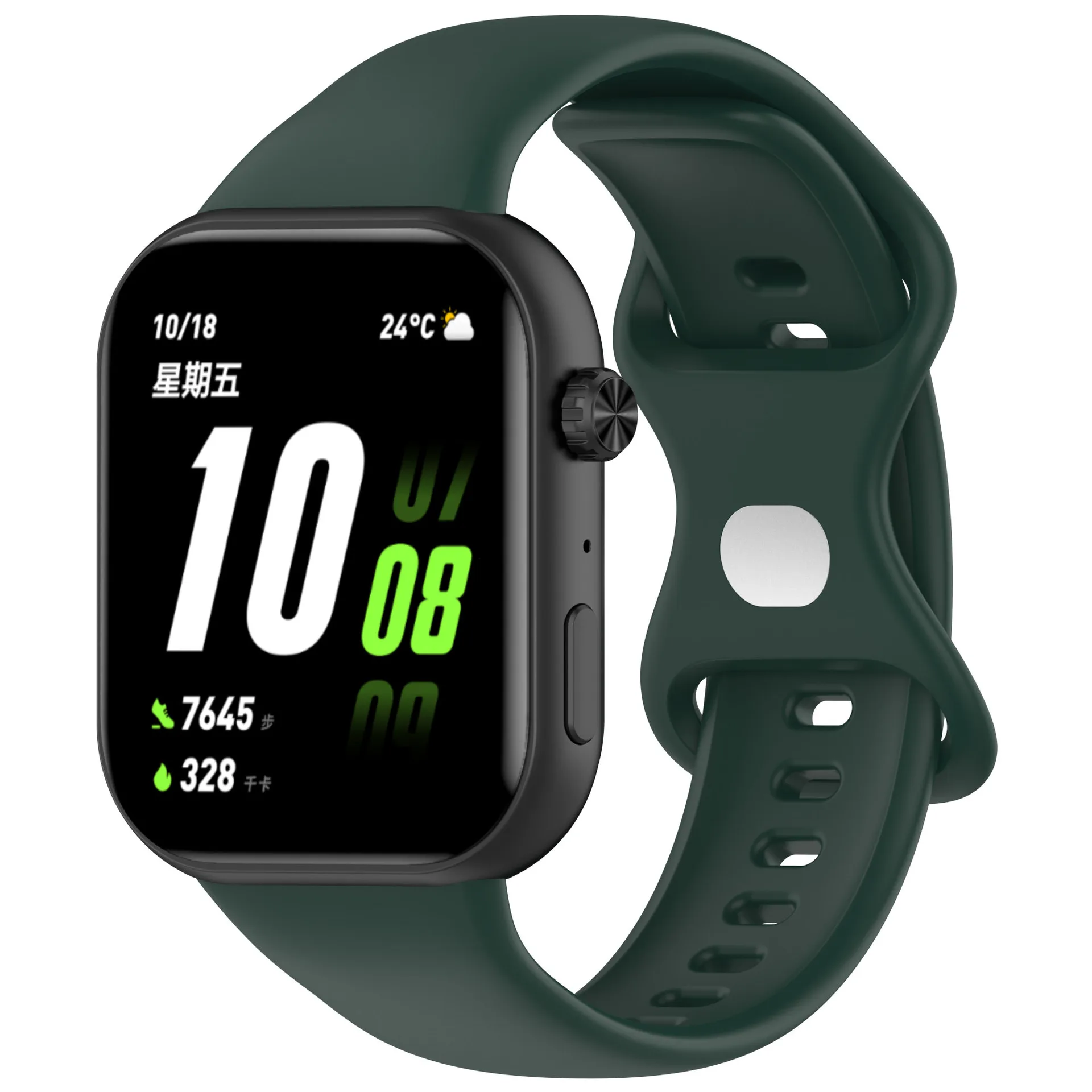 Sport Silicone Smartwatch Strap - Durable and Comfortable Wristband for Active Lifestyles