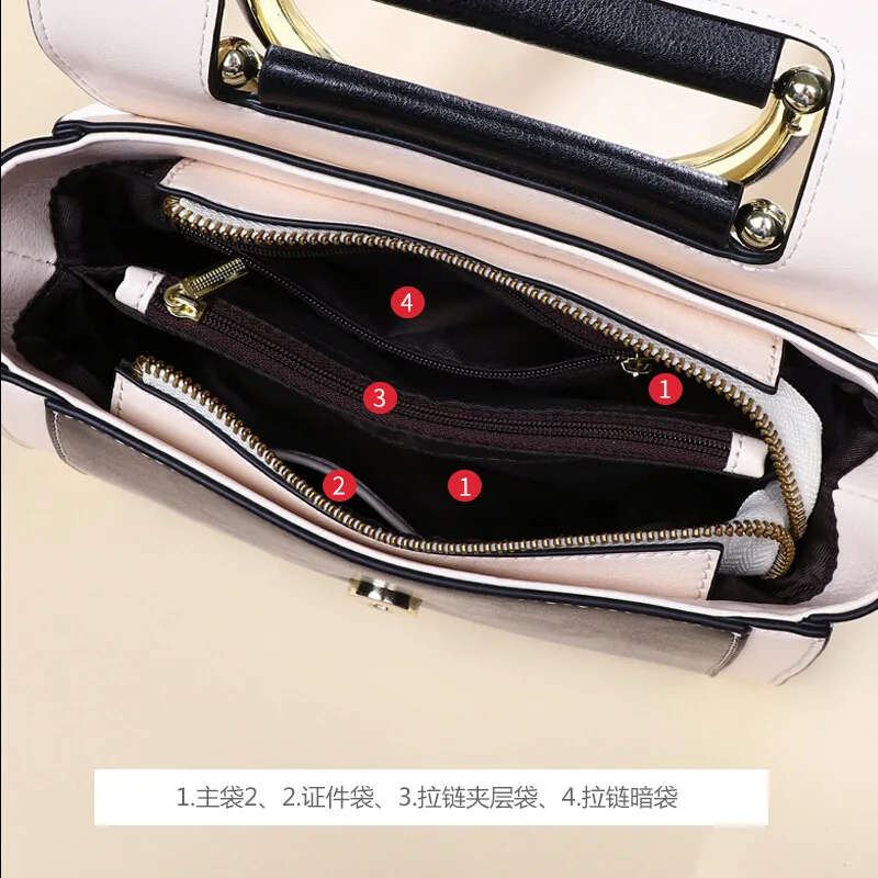 Y2k One Bag Handbag Shoulder Women's Crossbody Clutche New Genuine Leather Fashionable Trendy Commuting Exquisite  Classic Style